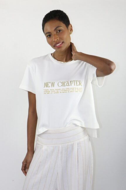 tshirt new chapter | off white com verde